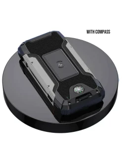 Solar-Powerbank 30.000 mAh in Grau