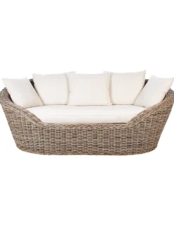 Sonneninsel CAVO in /Beige - (W) 227 x (H) 80 x (L) 124 cm