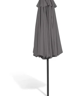 Sonnenschirm in Grau - (L)260 x (B)450 cm