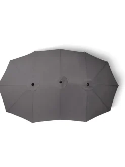 Sonnenschirm in Grau - (L)260 x (B)450 cm