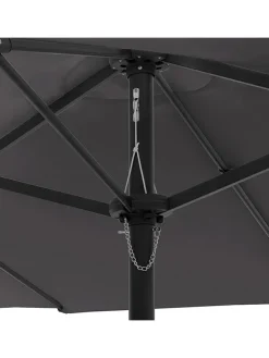 Sonnenschirm in Grau - (L)260 x (B)450 cm