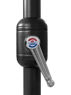 Sonnenschirm in Grau - (L)260 x (B)450 cm