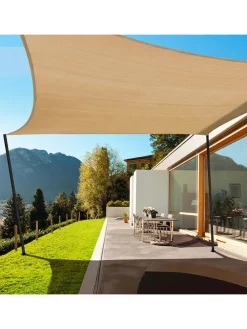 Sonnensegel in Beige - (L)350 x (B)350 cm