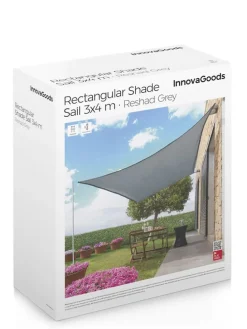 Sonnensegel in Grau - (L)300 x (B)400 cm