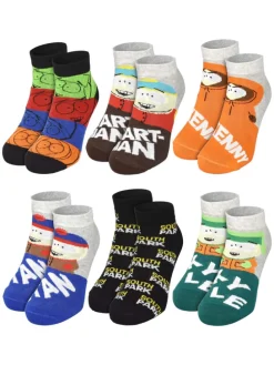 South Park Socken Adventskalender mit 12 Paar Socken kurz und lang in Mehrfarbig