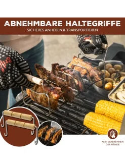 Spare Ribs- und Bratenhalter
