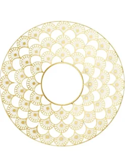 Spiegel ''Ajoure'' in Gold - Ø 70 cm