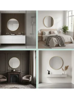 Spiegel in Gold - 60 cm