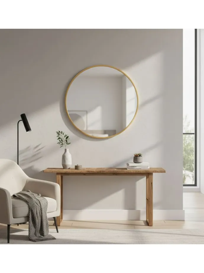 Spiegel in Gold - 40 cm