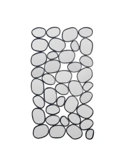 Spiegel in Schwarz / Glas / 56x3x99