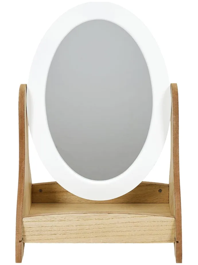 Spiegel in Weiß - (B)32 x (H)49 x (T)24 cm