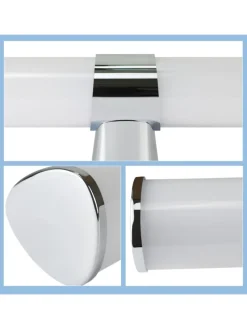 Spiegelleuchte LED in Chrom 15W 4000K Neutralweiß IP44 L 60CM