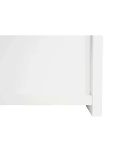 Spiegelschrank B19b mit 6 Regalböden, Weiß