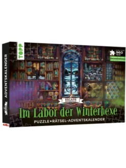 Spiel - Puzzle-Rätsel-Adventskalender: Im Labor der Winterhexe - 24 Puzzle