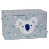 Spielzeugtruhe "Koala" in Grau - (B)62 x (H)39 x (T)37,5 cm