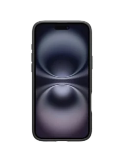 Spigen Liquid Air Hülle iPhone 16 Plus Schwarz in Schwarz