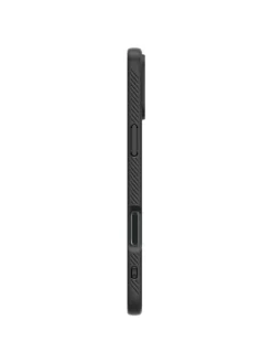 Spigen Liquid Air Hülle iPhone 16 Plus Schwarz in Schwarz