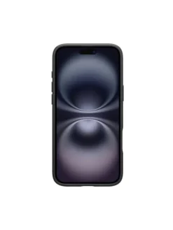 Spigen Liquid Air Hülle iPhone 16 Schwarz in Schwarz