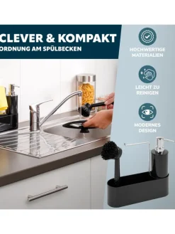 Spülbecken Organizer ca. 22 x 21 x 6,7 cm (B/H/T)