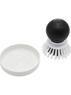 Spülbürste in Weiß/ Schwarz - Ø 9 cm