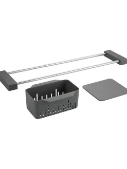 Spülen-Caddy "Cami" in Grau - (B)43,5 x (H)8 x (T)14 cm