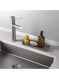 Spülmatte ''Tidy-Mat'' in Grau - (L)9 x (B)23 cm