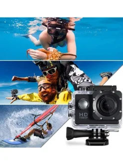 Sportkamera in Schwarz - 1080p HD