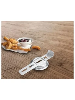 Spritzgebäckvorsatz in Silber