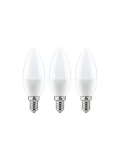 Standard 230V LED Kerze 3er-Pack G