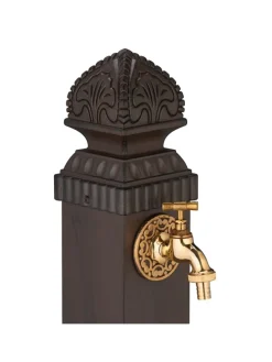 Standbrunnen in Braun - (B)29 x (H)77 x (T)33,5 cm