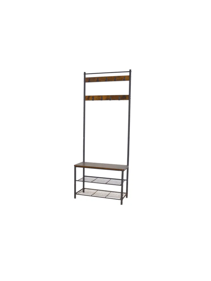 Standgarderobe Mano in braun