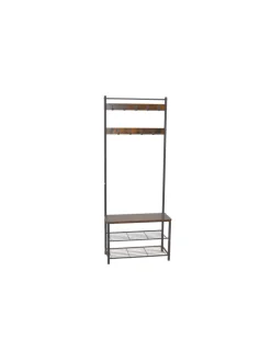 Standgarderobe Mano in braun