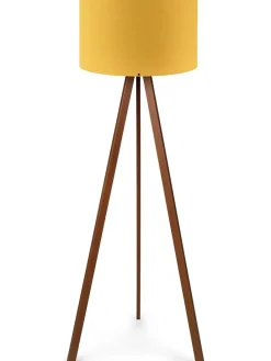 Standleuchte "Ayd" in Gelb - (H)140 cm