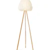 Standleuchte, dreibeinig Inna ⌀ 62 cm in holz hell/weiß