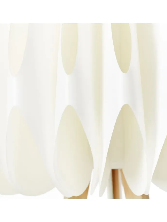 Standleuchte, dreibeinig Inna ⌀ 62 cm in holz hell/weiß