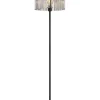 Standleuchte "Gorley" in Schwarz/ Grau - (H)152 cm