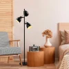 Standleuchte in Schwarz - (H)162 cm