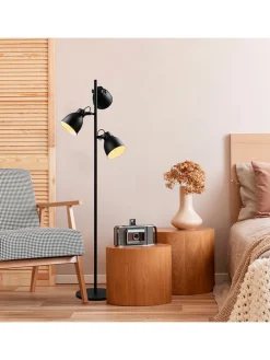 Standleuchte in Schwarz - (H)162 cm