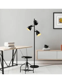 Standleuchte in Schwarz - (H)162 cm