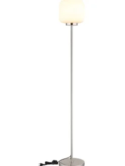 Standleuchte ''Kladora'' in Silber - (H)157 x Ø 24 cm