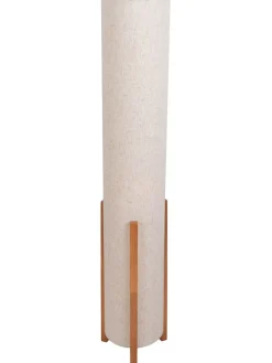 Standleuchte "Matilda" in Creme - (H)110 x Ø 22 cm