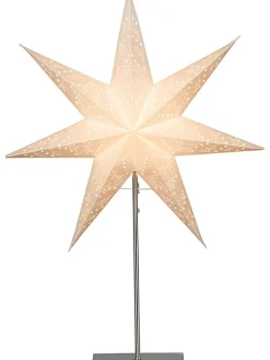 Standleuchte "Sensy" in Creme - (B)54 x (H)78 cm