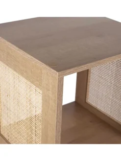 Standregal in Hellbraun - (B)34 x (H)99 x (T)32 cm