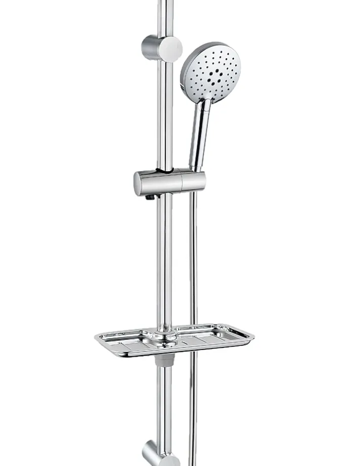 Stangenbrauseset "Rimini" in Chrom