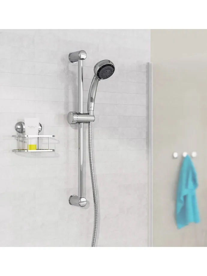 Stangenbrauseset ''Vital'' in Chrom