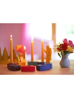 Steckfigur Engel H 7 cm ab 1 Jahr in gelb