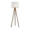 Stehlampe (B)50 x (L)50 x (H)145 cm in Nussbraun Beige