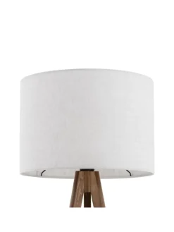 Stehlampe (B)50 x (L)50 x (H)145 cm in Nussbraun Beige