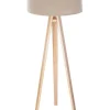 Stehlampe (B)50 x (L)50 x (H)145 cm in Kiefer Beige Gold