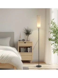 Stehlampe in weiß 1-flammige Eckig dimmbar B 10.5cm